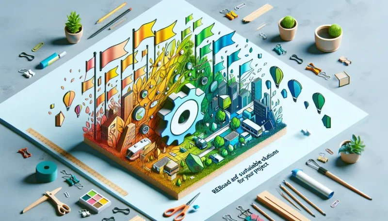 Re-board en gevelvlaggen: creatieve en duurzame oplossingen voor jouw project